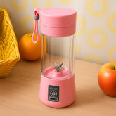 Multi-Purpose Portable USB Electric Juicer and power bank 6-Blades, Protein Shaker, Blender Mixer Cup (380 ML)